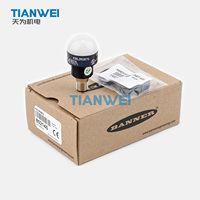 K30L2RGB7Q 100% Neuf et Original BANNER 30 mm M30 IP67 IP69K 18~30V DC Indicateur Multicolore Programmable En Stock Maintenant