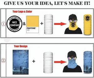 Bandana ajaib luar ruangan kualitas tinggi cetakan sublimasi kustom tabung Gaiter leher Hiking masker wajah kain berkualitas - Product Image 3