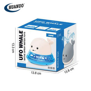 電気誘導噴出ボールUFOクジラ入浴スプレー水赤ちゃんライト音楽バスおもちゃ - Product Image 6