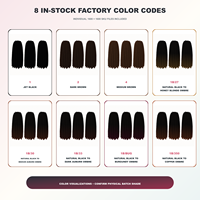 Extensions de cheveux synthétiques tressées au crochet Passion Twist en gros, 18 pouces, 145g, 3 pièces, 36 mèches, basse température