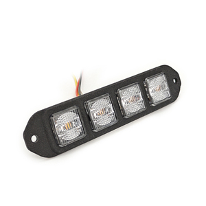 12 Wát bề mặt gắn kết <span class=keywords><strong>LED</strong></span> <span class=keywords><strong>Strobe</strong></span> lưới tản nhiệt đèn 4 <span class=keywords><strong>Led</strong></span> xe cảnh báo nhấp nháy Side Marker đèn - Product Image 1