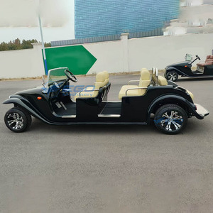 Autobús Turístico Eléctrico Convertible de 4 Plazas para Recogida en Hoteles, Estilo Vintage - Product Image 3