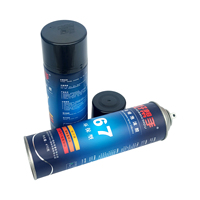 Adhésif en spray multi-usages à base de silicone et de caoutchouc HAOBANGSHOU pour mousse, bois, tissu, matériaux légers - Collage rapide