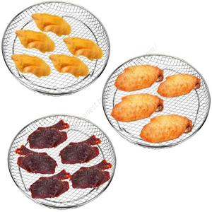 Accesorios para Freidora de Aire S057 de Acero Inoxidable, Rejilla de Deshidratación Apilable de Tres Niveles, Antiadherente y Segura para Alimentos - Product Image 5