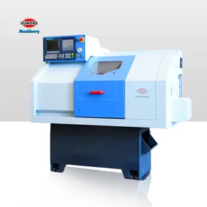 Nhỏ Lathe CNC ck0640 Trung Quốc giường phẳng CNC Lathe máy với fanuc điều khiển sp0640