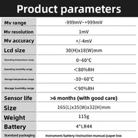 AZ8552 Stylo ORP Compteur Testeur Étanche Redox Potentiomètre ORP Détection Stylo OEM Personnalisable
