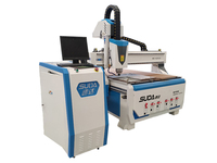 Machine de gravure CNC sur bois SUDA à 3 axes, broche 5,5 kW, déplacement 1300x2500 mm, gravure acrylique, broche simple, moteur 220V/380V, pompe à engrenages