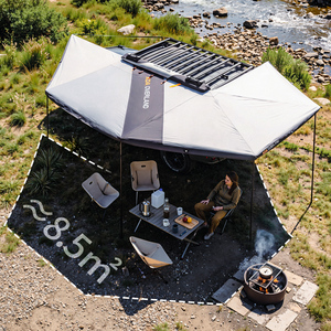 Auvent ADA Overland <span class=keywords><strong>4x4</strong></span> 270 degrés pour camping, SUV, voiture, auvent latéral <span class=keywords><strong>de</strong></span> <span class=keywords><strong>toit</strong></span>, <span class=keywords><strong>tente</strong></span> à coque rigide, auvent 270 avec parois - Product Image 6