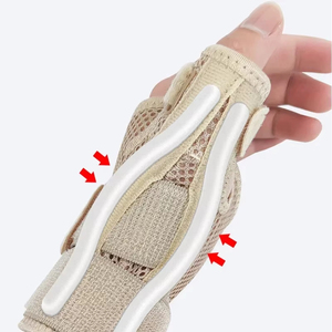 Attelle de poignet réglable en néoprène pour stabilisation du pouce, respirante, antidérapante, unisexe, pour le syndrome du canal carpien et l'arthrite (1 pièce) - Product Image 5