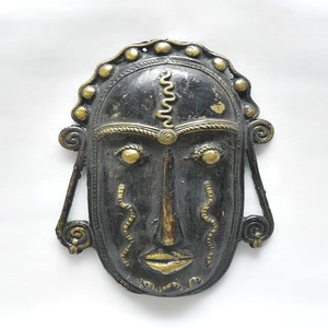 Sculpture murale personnalisée Dhokra antique laiton Folk Art métal Art & Collection fabricant indien usine - Product Image 1