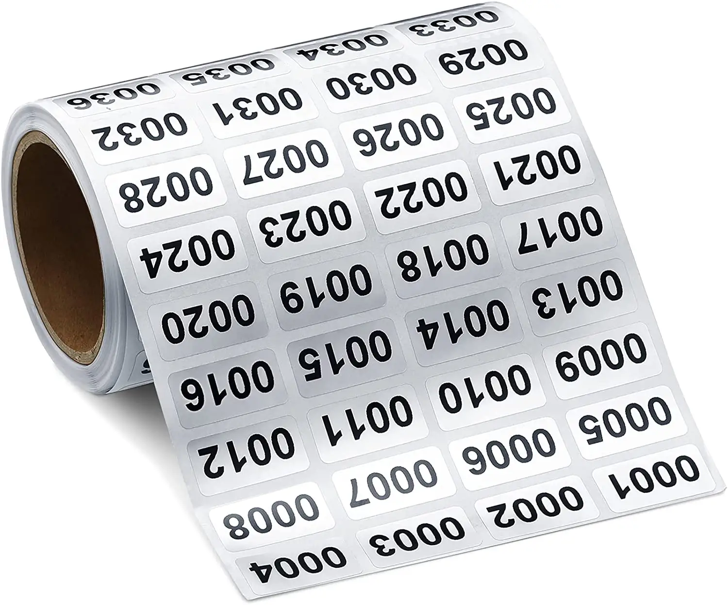 001-2000 шт. Инвентарный номер наклейки этикетки самоклеющиеся водонепроницаемые этикетки виниловые последовательные наклейки