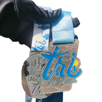Médailles personnalisées pour le sport, design personnalisé, médaille en alliage de zinc, sublimation 2D 3D, médailles sportives avec ruban