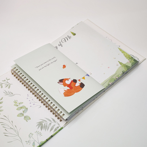 GF Color Printing Baby's <strong>First</strong> Years Scrapbook Baby Photo Albums Growth Record Planner Baby's Milestones Memories Book With Box - Product Image 3
