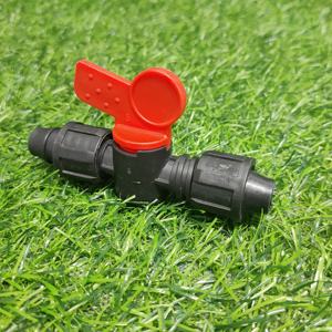 Vannes de distribution PP <span class=keywords><strong>16</strong></span> <span class=keywords><strong>mm</strong></span> <span class=keywords><strong>à</strong></span> poignée papillon rouge pour système d'irrigation <span class=keywords><strong>goutte</strong></span> <span class=keywords><strong>à</strong></span> <span class=keywords><strong>goutte</strong></span> agricole – Offre Spéciale - Product Image 4