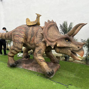 Équipement de dinosaures à chevaucher le plus populaire : Dino réaliste grandeur nature pour centre commercial, parc d'aventure intérieur/extérieur, musée - Product Image 3