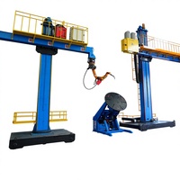 Machine de soudage automatique à colonne et à flèche BCZ avec bras robotisé de soudage SAW MIG MAG TIG pour le soudage de réservoirs, de cuves sous pression et de tuyaux