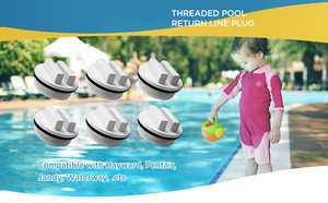 SP1022C Tubería de fugas de plástico blanco y tapón de alcantarillado Accesorios de <span class=keywords><strong>piscina</strong></span> para limpiador de piscinas - Product Image 6