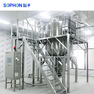 SOPHON 30L实验室防止物料污染空气气动脉冲混合器自动粉末流化床混合设备 - Product Image 5