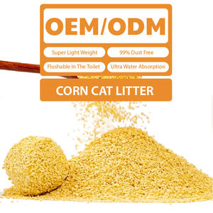 Litière pour chat au maïs – Écologique, biodégradable, <span class=keywords><strong>formule</strong></span> à séchage rapide, agglomération rapide, contrôle des odeurs - Product Image 1