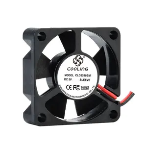 Özelleştirilmiş sessiz 35x35x10mm 35mm 5v dc fırçasız fan