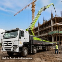 Camión Bomba de Concreto Sany SYM 6x4 con Motor Diésel, 37m-42m, Reacondicionado, Usado, con Piezas Originales, al Mejor Precio