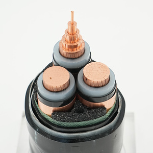 كابل كهربائي نحاسي 25 مم 35 مم، سلك فولاذي/شريط مسلح، غلاف PVC/XLPE، 0.6/1 كيلو فولت، كابل طاقة منخفض الجهد yjv 4x185 1x95 مم2 - Product Image 3