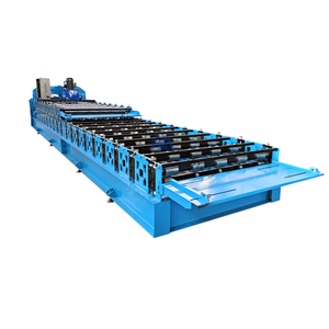 Machine automatique de formage de tuiles en acier, double couche, à pompe de formage par rouleaux, 380V, largeur d'alimentation 1000mm, épaisseur de laminage 0.3-0.8mm - Product Image 6