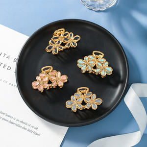 مصنع بيع بالجملة دبابيس مزاجية الجزء الخلفي من الرأس زهرة هاواي دبوس الشعر كليب - Product Image 3