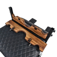 Chaise de bondage BDSM en bois avec collier et menottes, banc de fustigation, tabouret à genoux, équipement de retenue et de punition, mobilier