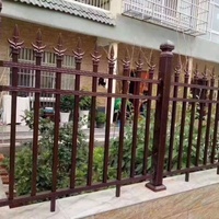 Nouvelle conception populaire Panneaux de clôture en acier galvanisé de jardin Clôture ornementale en métal en aluminium
