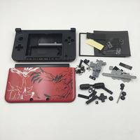 Casing Shell Case Lengkap untuk 3DS XL LL dengan Tombol Pengganti Controller