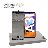 Pack de service LCD original pour téléphone portable A315 OLED pour Samsung Galaxy A31 A315 Pièces de téléphone portable LCD avec assemblage de cadre