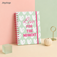 Carnet de notes/agenda A5 rose à spirale, personnalisé avec logo, pour objectifs hebdomadaires et mensuels, planificateur de manifestation, prix usine