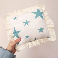 Oreiller de couchage spécial dentelle pur coton pour petits chiens et chatons mignon dessin animé chaton nid lit pour animaux de compagnie solide en peluche