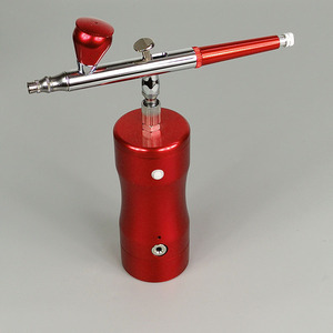 Aerógrafo de Mano Recargable, Kit de Bomba de Aire Eléctrica de Doble Acción, Alimentación por Gravedad, Velocidad Ajustable, para Pintura Artística y Modelismo, USB - Product Image 3