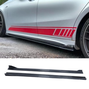 FD phong cách cho Mercedes Benz w177 W118 A35 A45 cla35 cla45 bên Bumper mở rộng môi Rocker winglet bên váy - Product Image 4