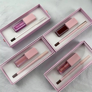 Kit de Maquillaje Labial Vegano 2 en 1 al por Mayor, Aceite Labial Hidratante que Cambia de Color, Delineador de Labios Mate de Alta Pigmentación - Product Image 6