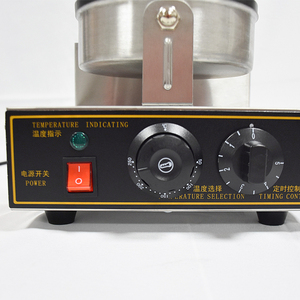 <span class=keywords><strong>Gaufrier</strong></span> Électrique <span class=keywords><strong>Professionnel</strong></span> 1200W en Acier Inoxydable Antiadhésif avec Minuteur et Contrôle de Température pour Gaufres Belges - Product Image 5