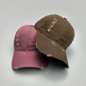 Nueva Gorra de Béisbol de 6 Paneles, 100% Algodón Puro, con Letra Bordada, Color Sólido, para Hombre y Mujer, con Visera de Lengua de Pato, Estilo Urbano Retro - Product Image 2