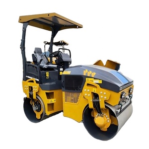 Rodillo vibratorio de doble tambor XMR303 de 3 toneladas para construcción de carreteras Rodillo de carretera pequeño con componente de motor central - Product Image 4