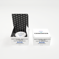 Emballage personnalisé en matériaux recyclés écologiques, boîte en carton noir mat avec gaufrage à chaud or et vernis UV