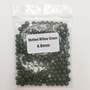 Cuentas de <span class=keywords><strong>tungsteno</strong></span> moteadas Cyclops con ranura para moscas de <span class=keywords><strong>ninfas</strong></span>, en colores blanco, negro, verde y marrón, 10 unidades por bolsa, materiales para atado de moscas - Product Image 5