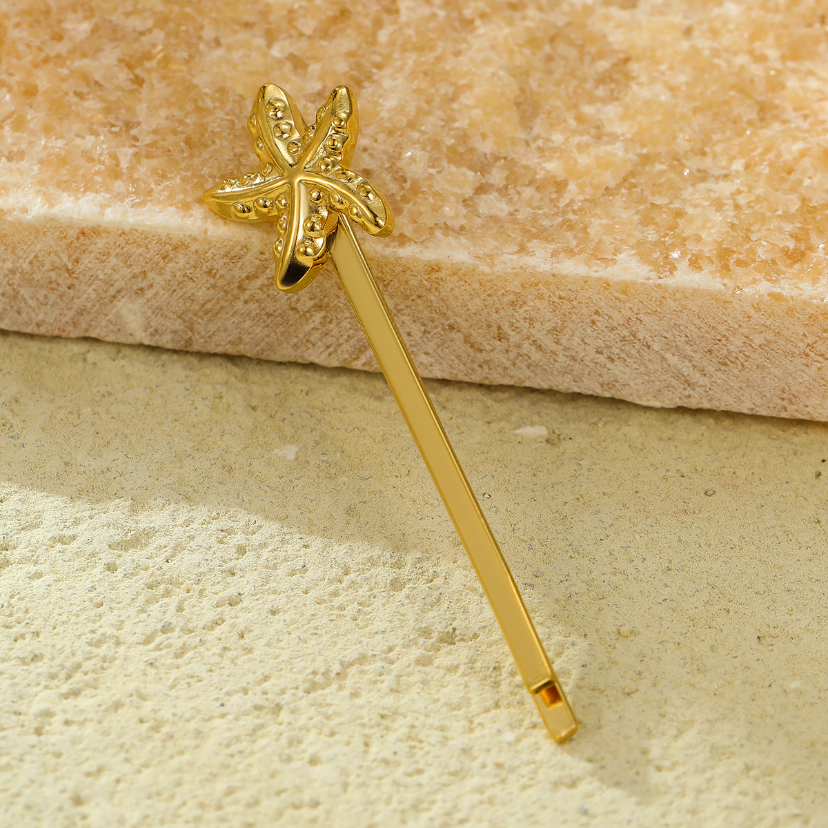 New Hawaii Ocean Series Stainless Steel Starfish Hair Clip 