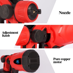 <span class=keywords><strong>Pistolet</strong></span> électrique sans fil 800ML Portable efficace portable meubles de maison revêtement en acier aérographe pour batterie <span class=keywords><strong>Makita</strong></span> 18V - Product Image 3