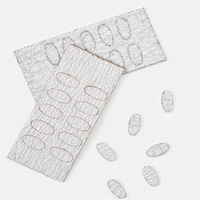 Mini limes à ongles auto-adhésives 100/180/240 limes à ongles pré-ponçage gel dissolvant de peau morte poussoir de cuticule des ongles