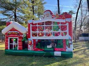 PVC commercial gonflable de Noël, traîneau du Père Noël et élan gonflables - Product Image 3