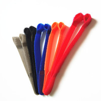   Attache-câble de type P, sangle auto-agrippante noire, attache-câble auto-agrippante pour vêtements