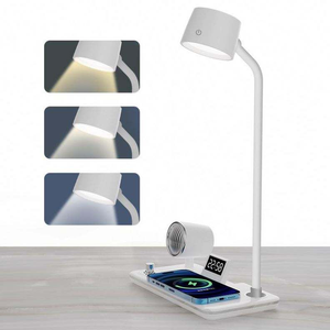 Nouvelle Lampe de Chevet Intelligente 4-en-1 2026 avec Réveil, Enceinte Bluetooth Sans Fil, Chargeur Rapide 15W et Veilleuse Réglable pour Téléphone - Product Image 4