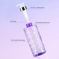 Offre Spéciale – Bouteille en Plastique PET Cylindrique Transparente Mate de 1 Litre (1000 ml) pour Shampoing, Gel Douche et Lait Corporel – Emballage Luxe