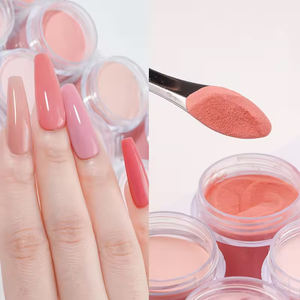 Oem Fabrikant Fabriek Natuurlijke Roze En Witte Heldere Glitter Nagel Rode Kleur 3 In 1 Acryl Poeder Voor Nagels - Product Image 3